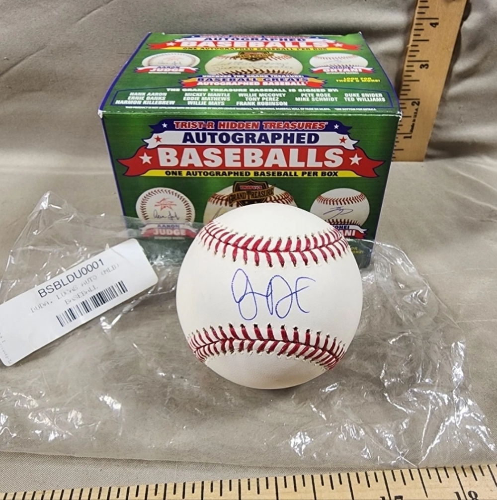 Tristar Hidden Treasures Lucas Duda Autographed Baseball New In Box